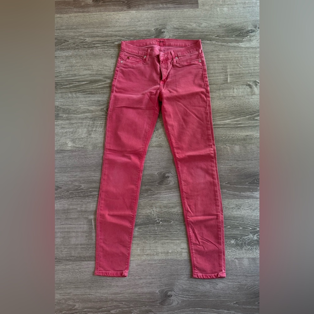Hudson Pink Skinny Jeans